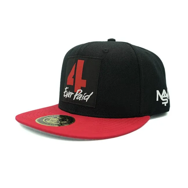 4 Ever Paid - Black Snapback Cap