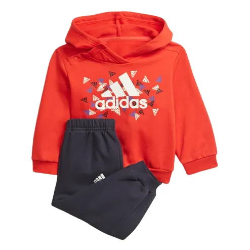 Adidas Infant tracksuit for children I Bos Gra Jogging H28842 red-white-navy