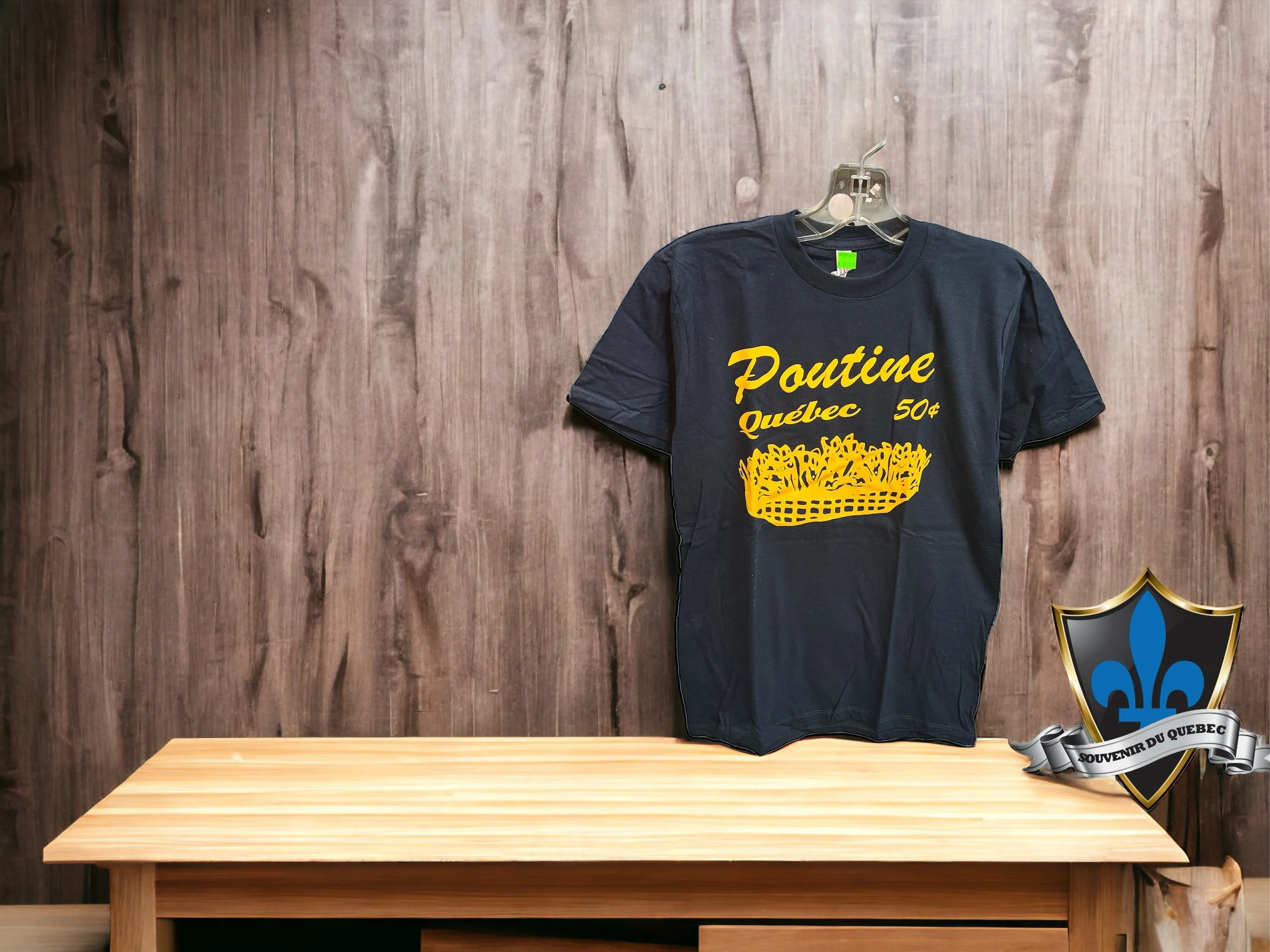 Adult Montreal  Quebec POUTINE Souvenir T shirt .