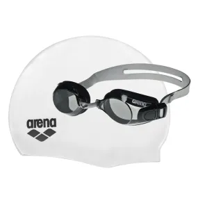 Arena Pool Junior Set | Silver Smoke - White Black