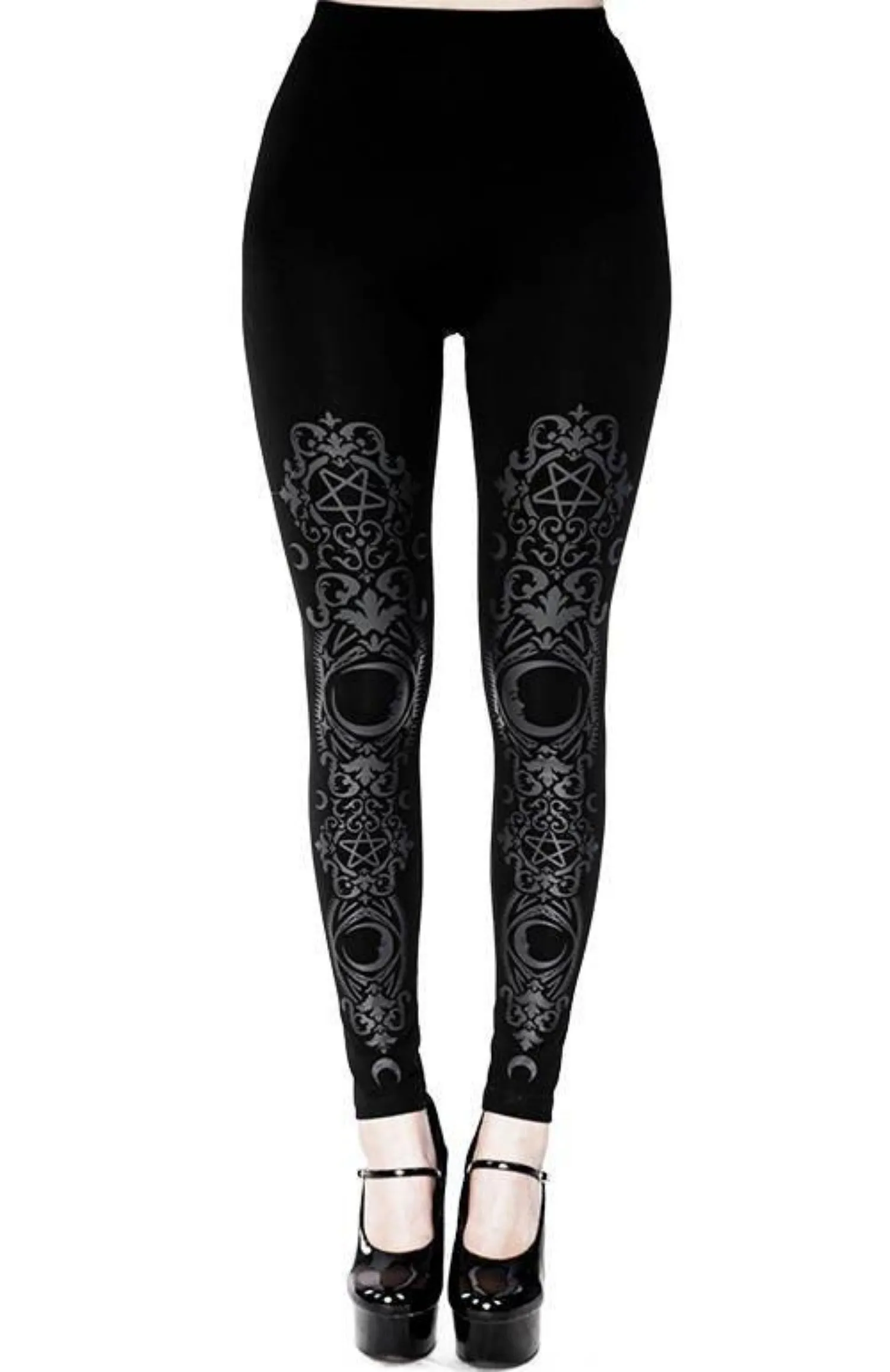 Baroque Crescent Leggings