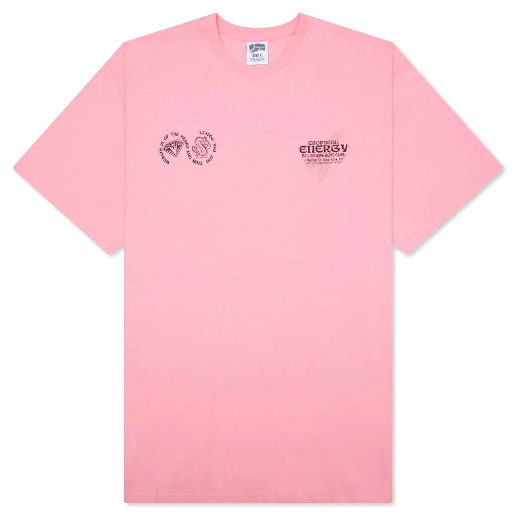 BB Energy S/S Tee - Begonia Pink