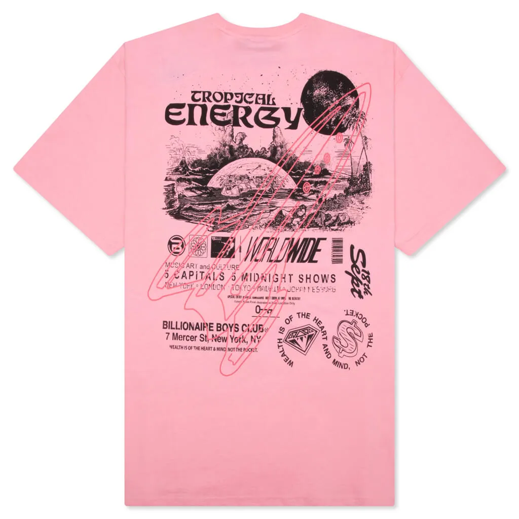 BB Energy S/S Tee - Begonia Pink