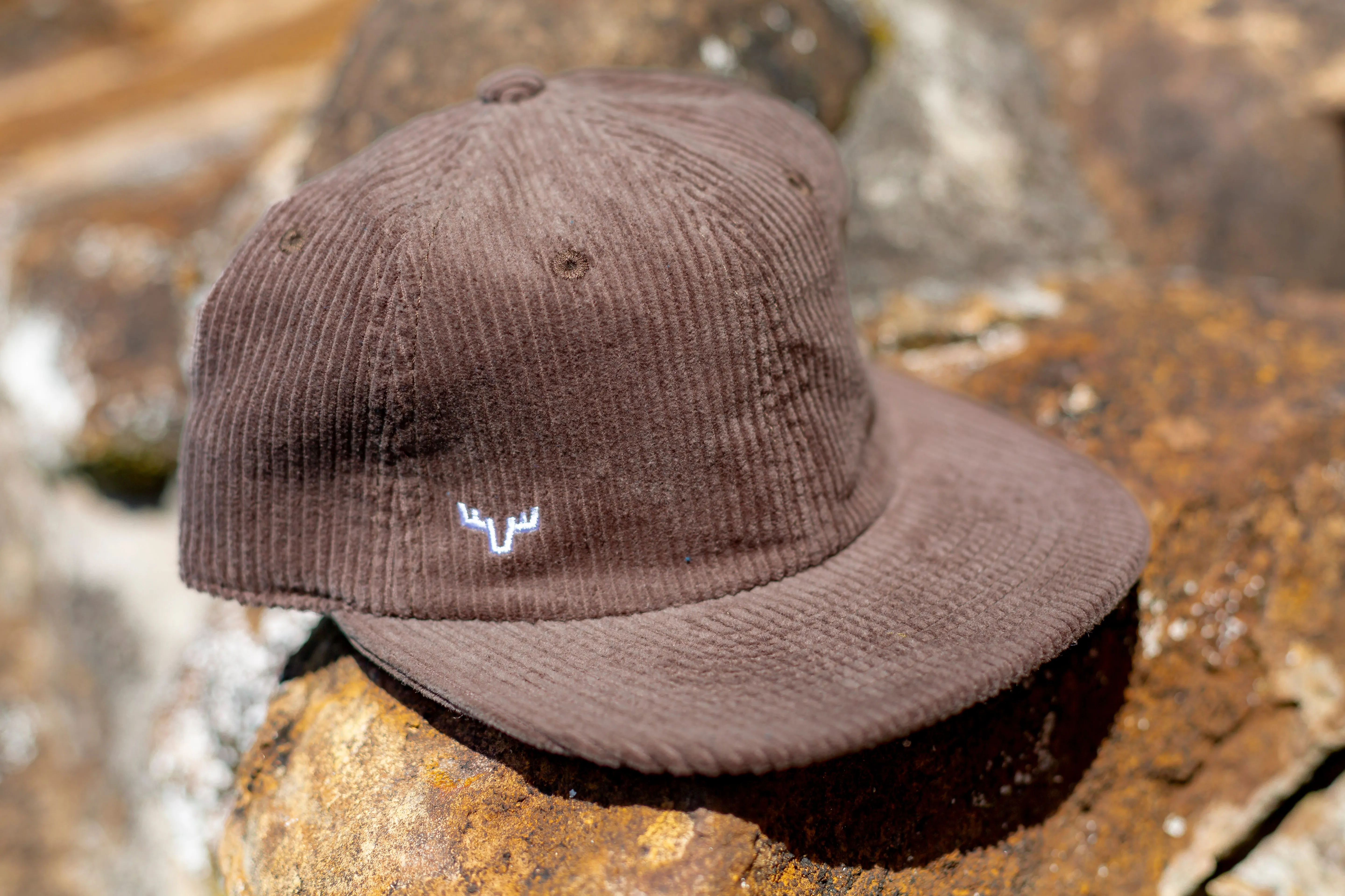 Brown Cord Antler Cap