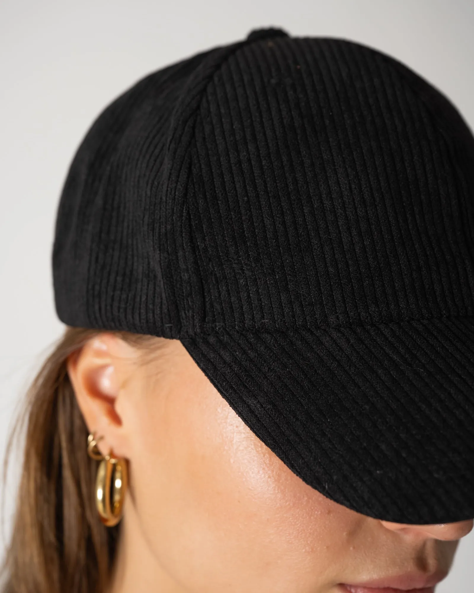 Cap Corduroy Black