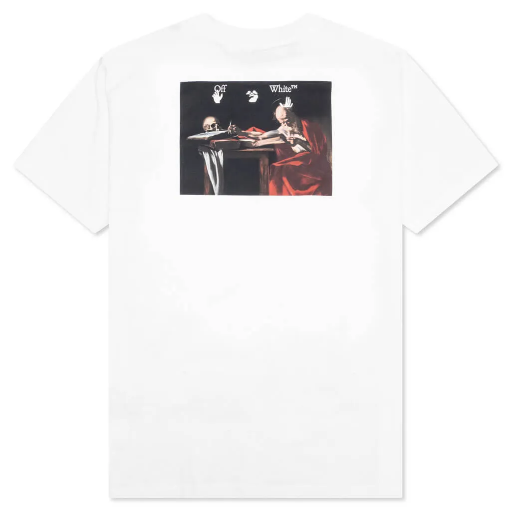 Caravaggio Paint Over S/S Tee - White/Black