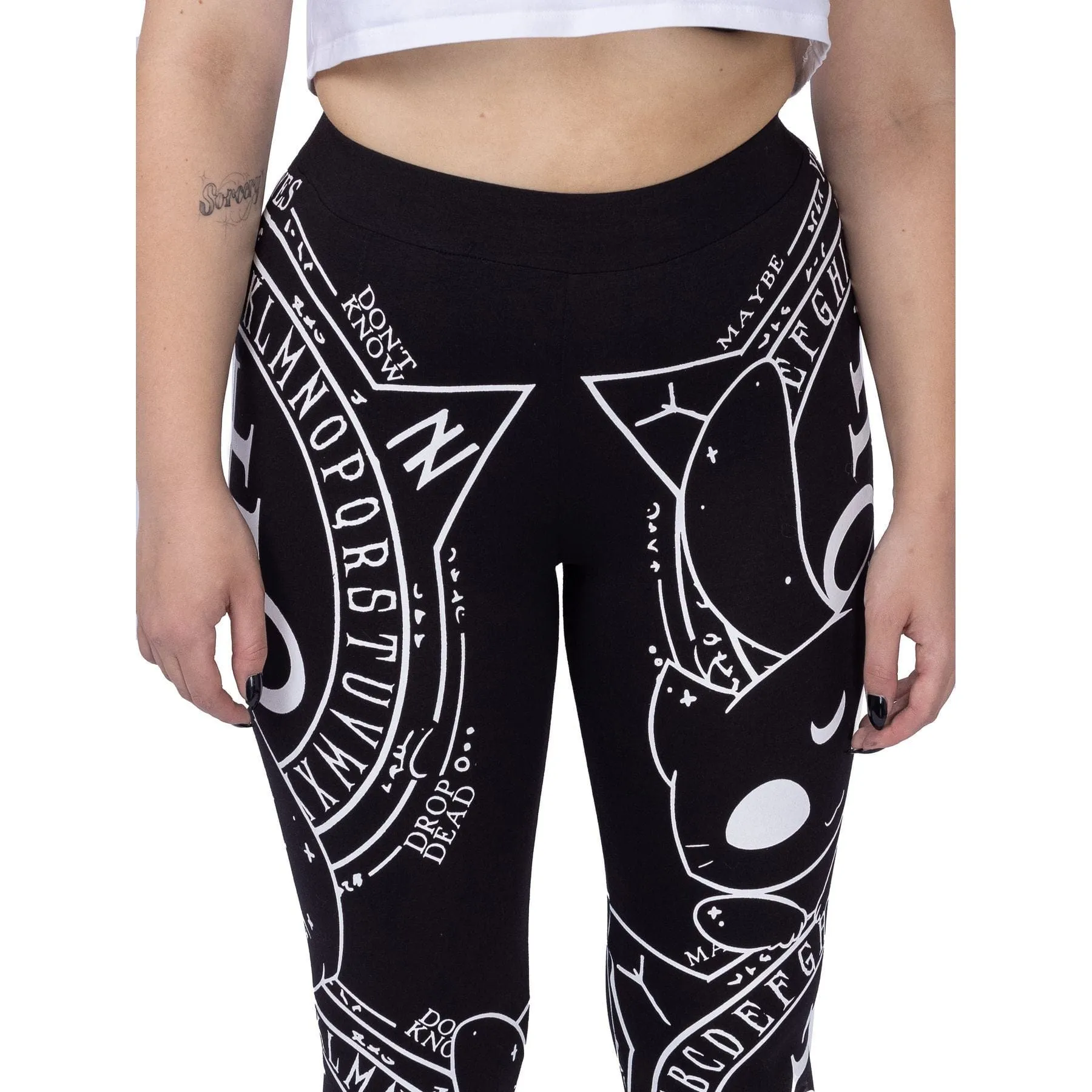 CAT CRAFT LEGGINGS - BLACK/WHITE