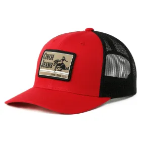 Cinch Men's Snap Back Cap In Red