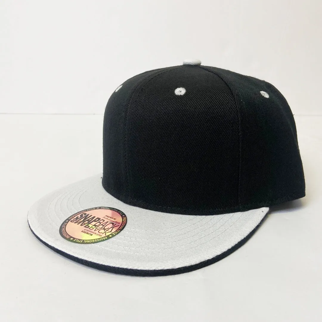 Classic 5 Panel Snapback Two Tone Hat