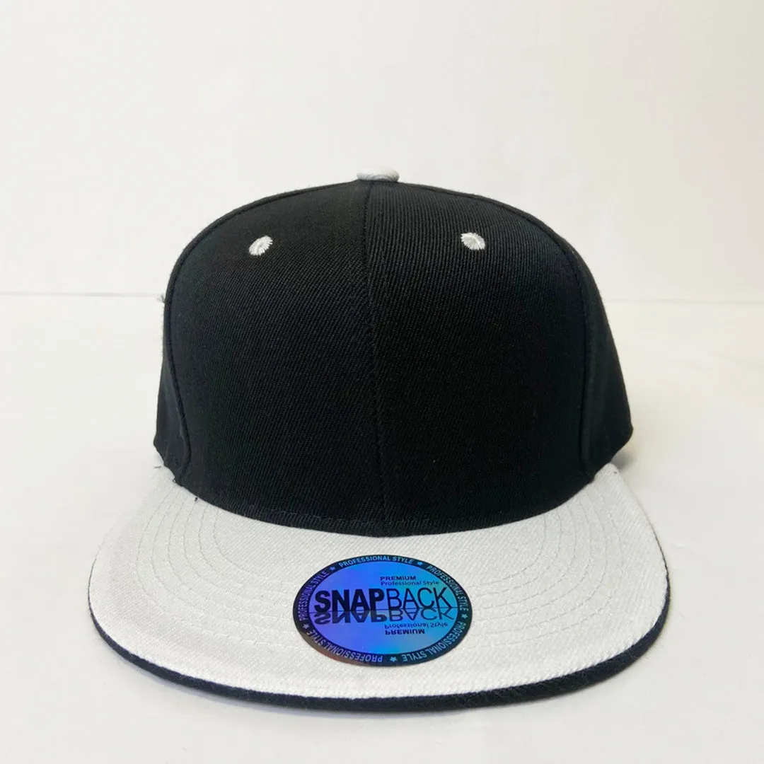 Classic 5 Panel Snapback Two Tone Hat