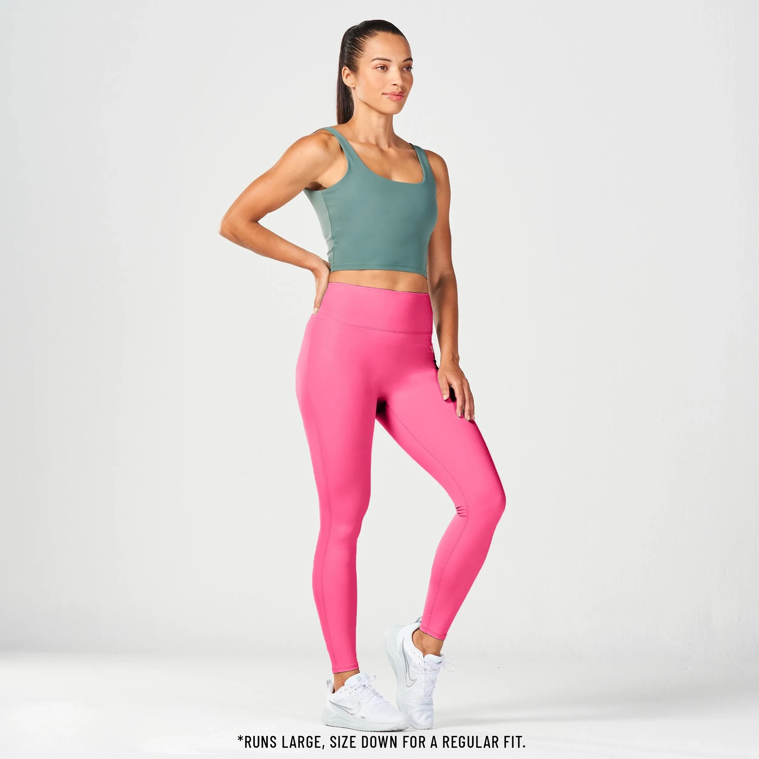 Core Agile ACT Leggings 27" - Hot Pink