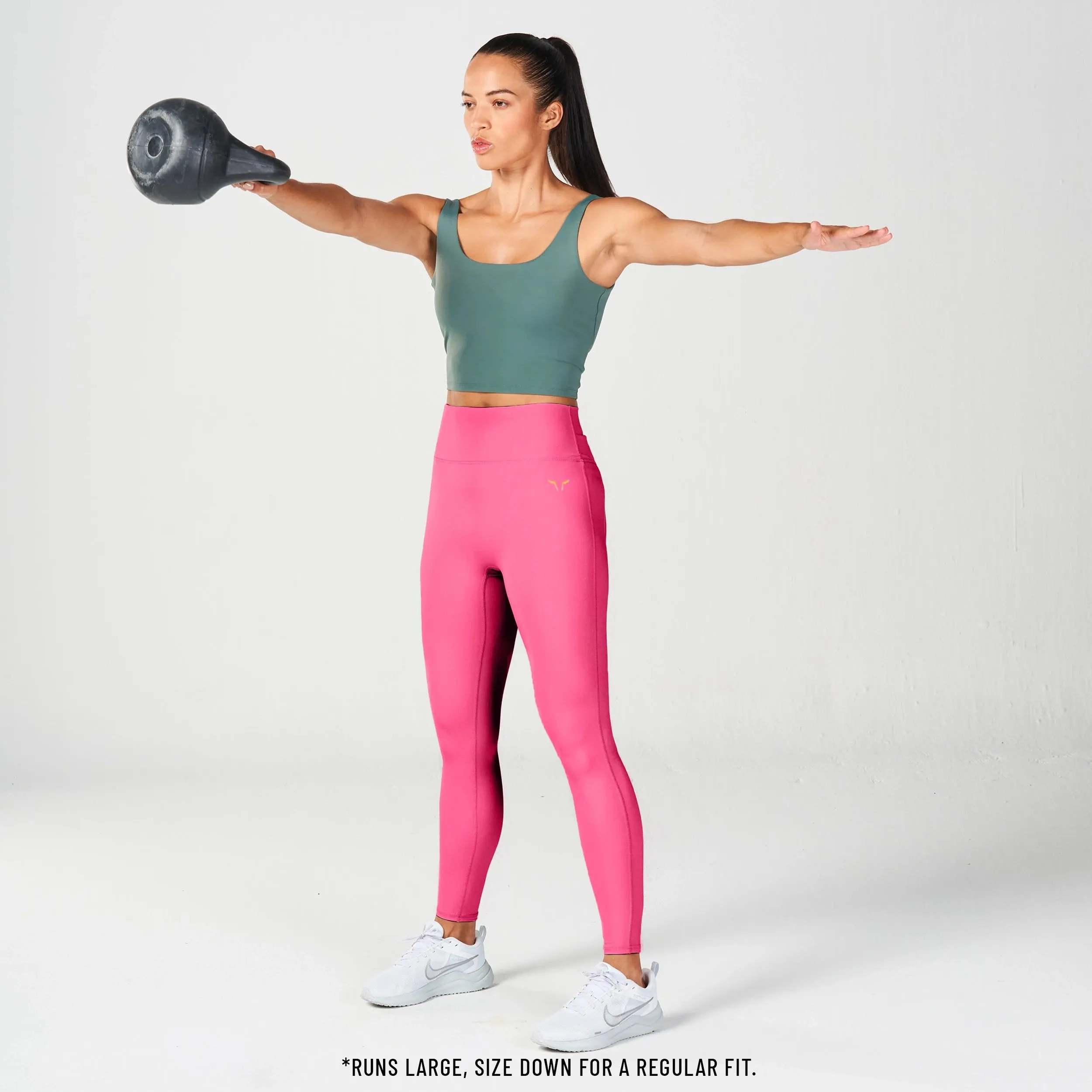 Core Agile ACT Leggings 27" - Hot Pink