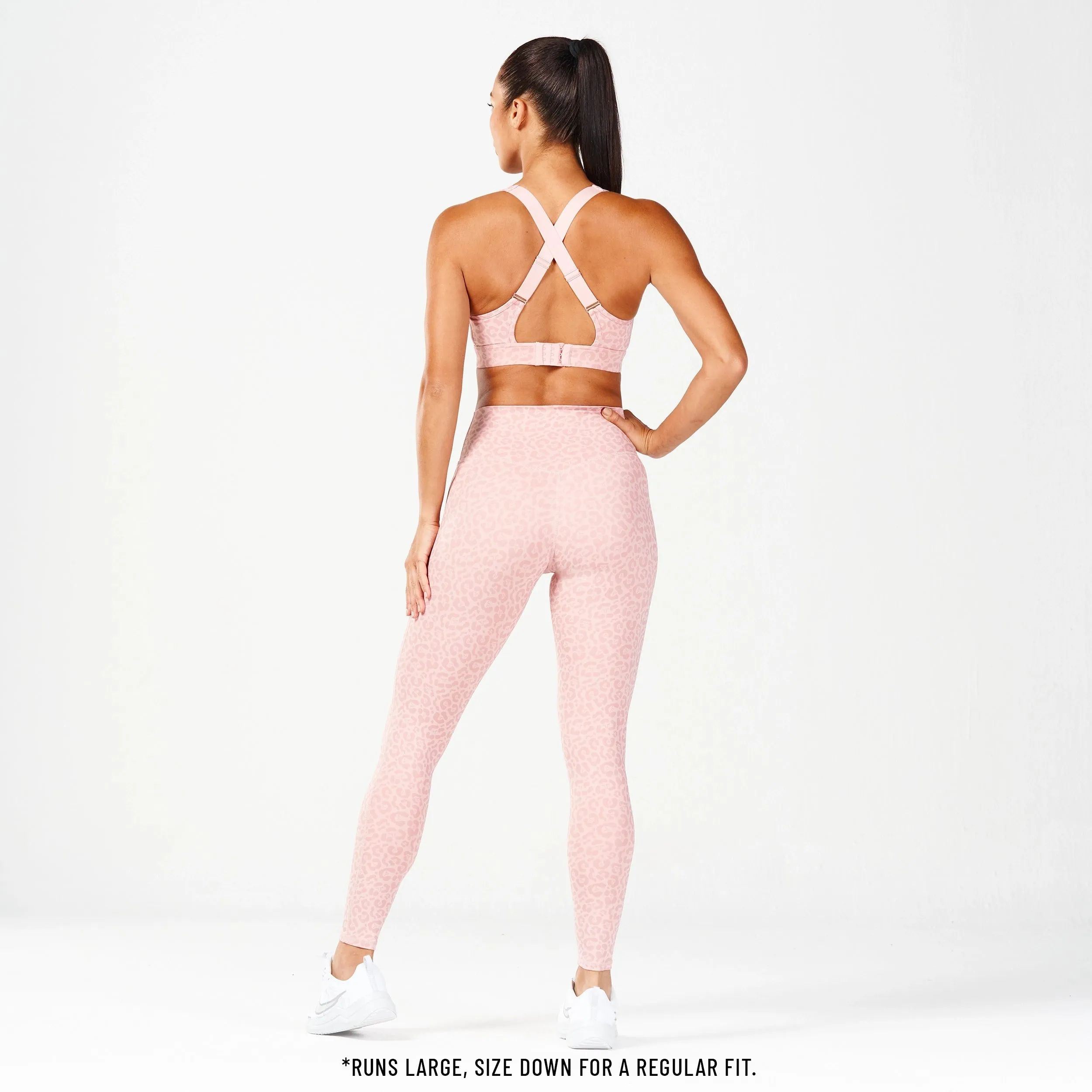 Core Agile ACT Leggings 27" - Pale Mauve Print