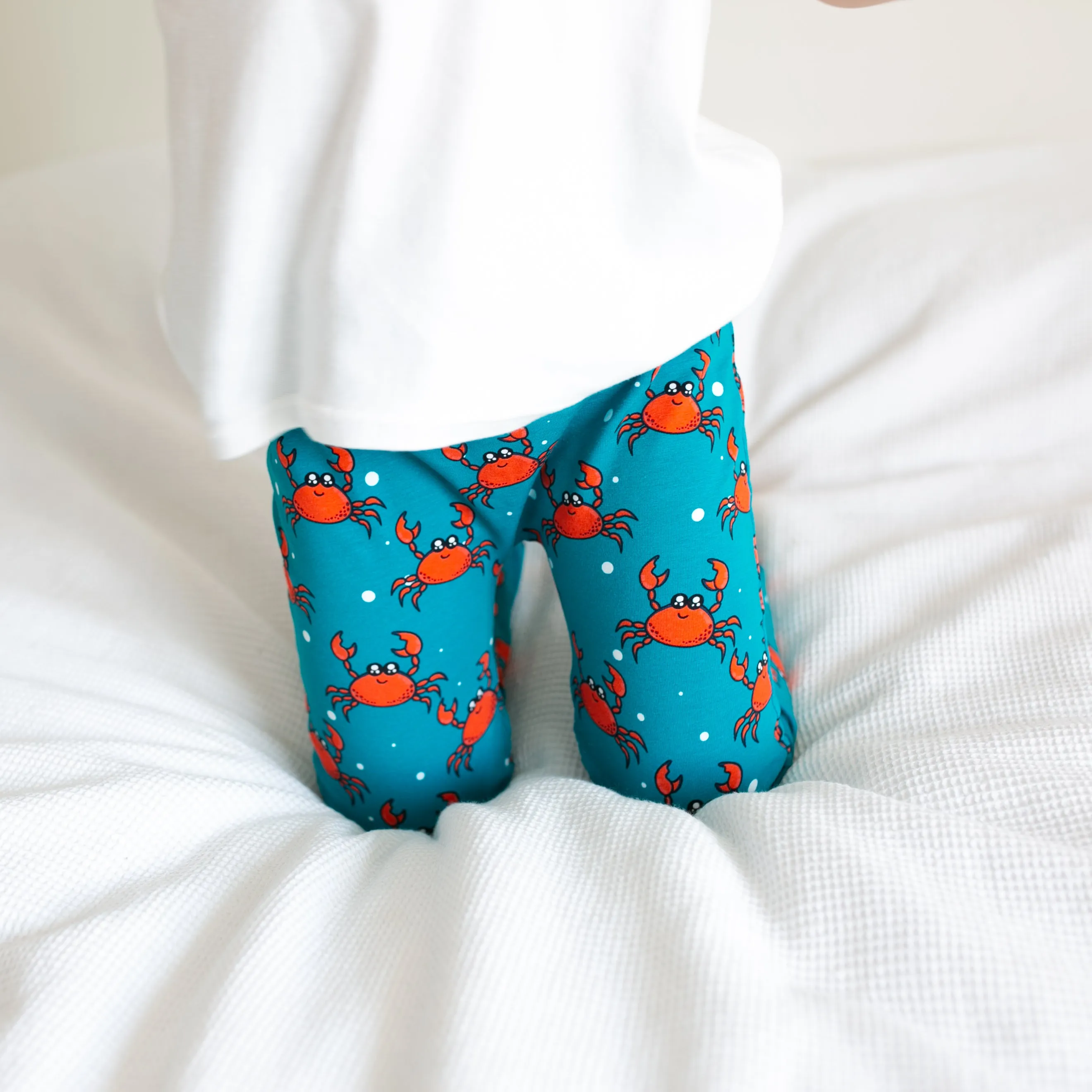 Crab Print Baby Leggings 0-6 Years