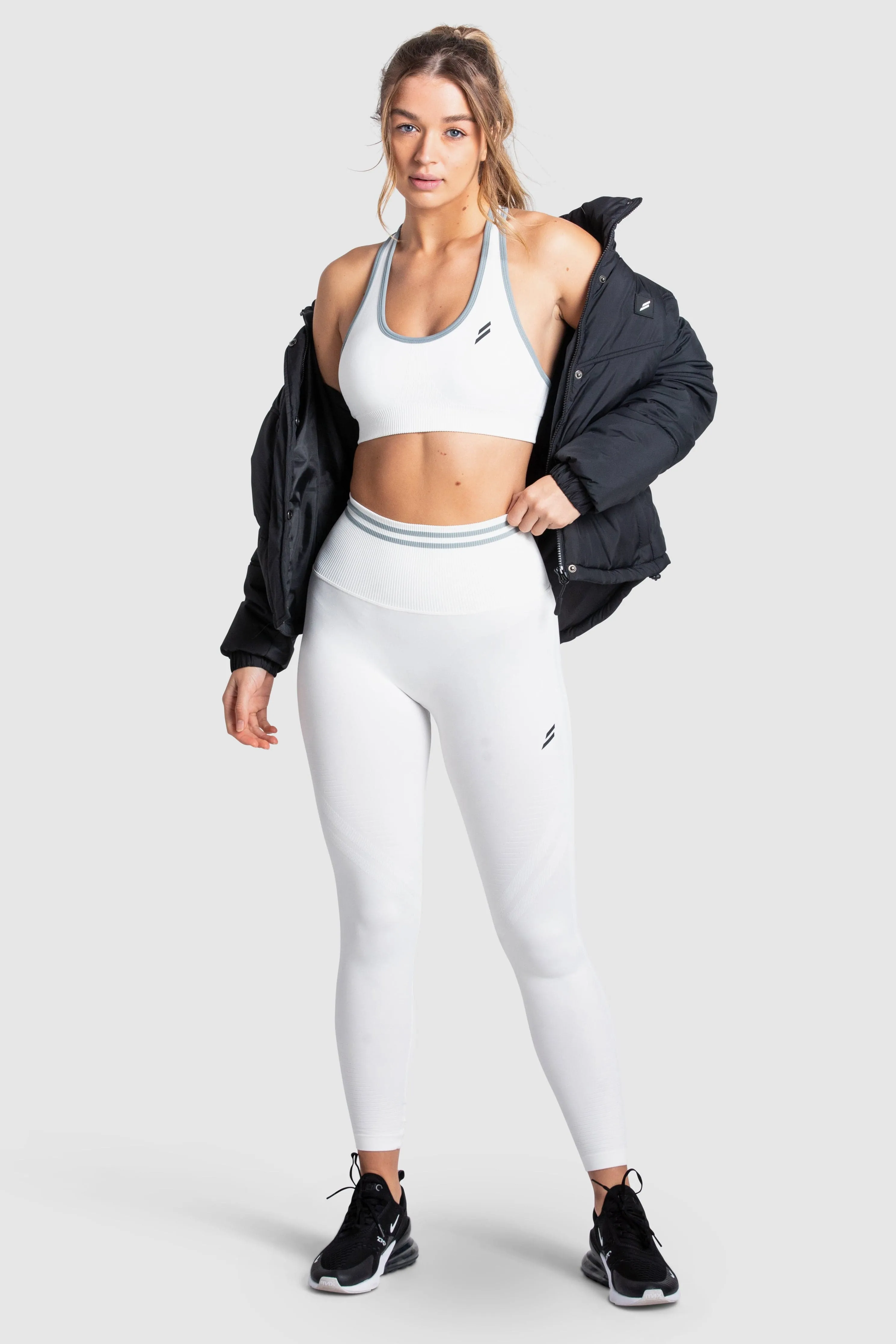 DYE Scrunch Seamless Leggings - Bright White