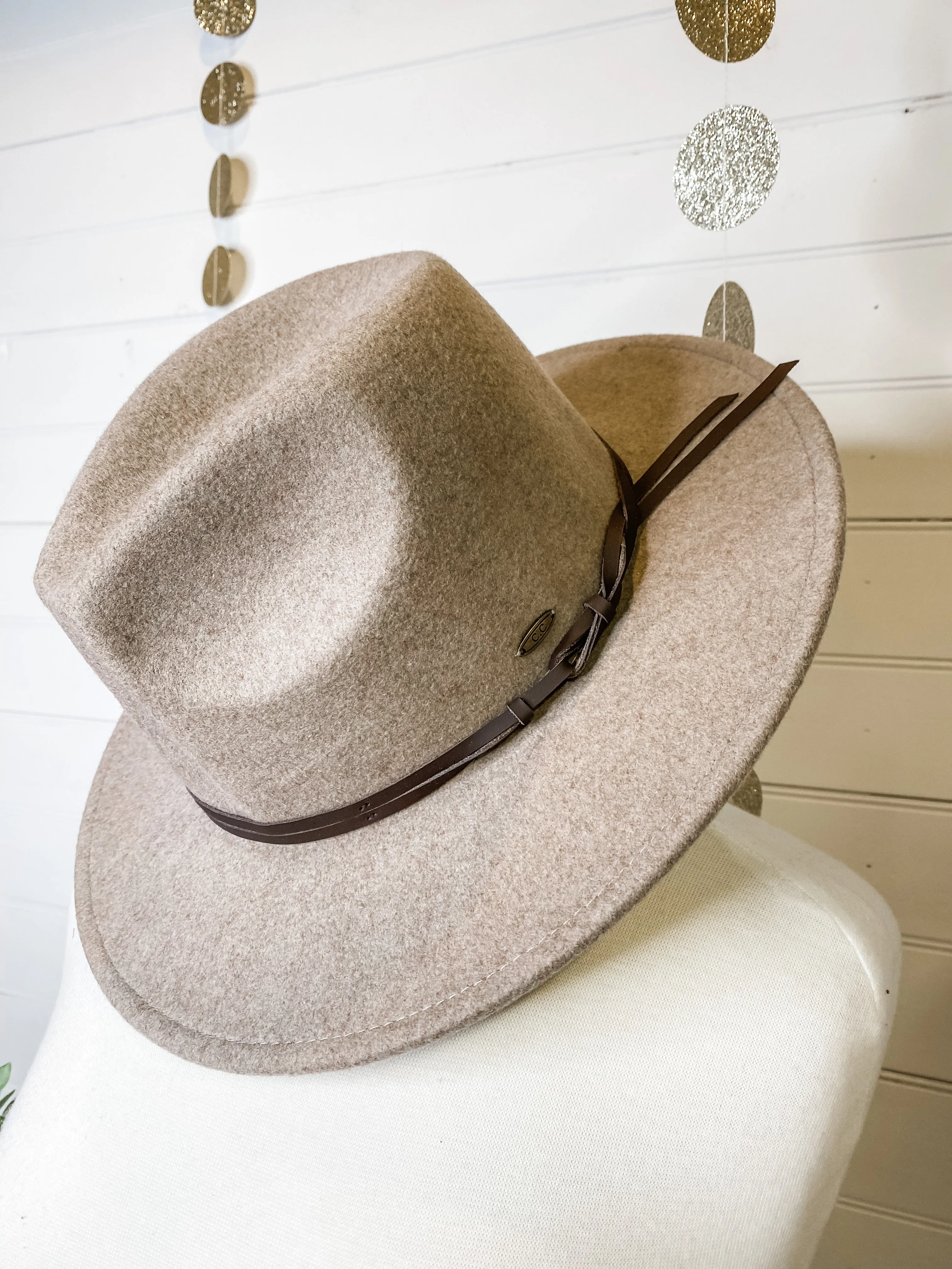 Felt Wide Brim Hat