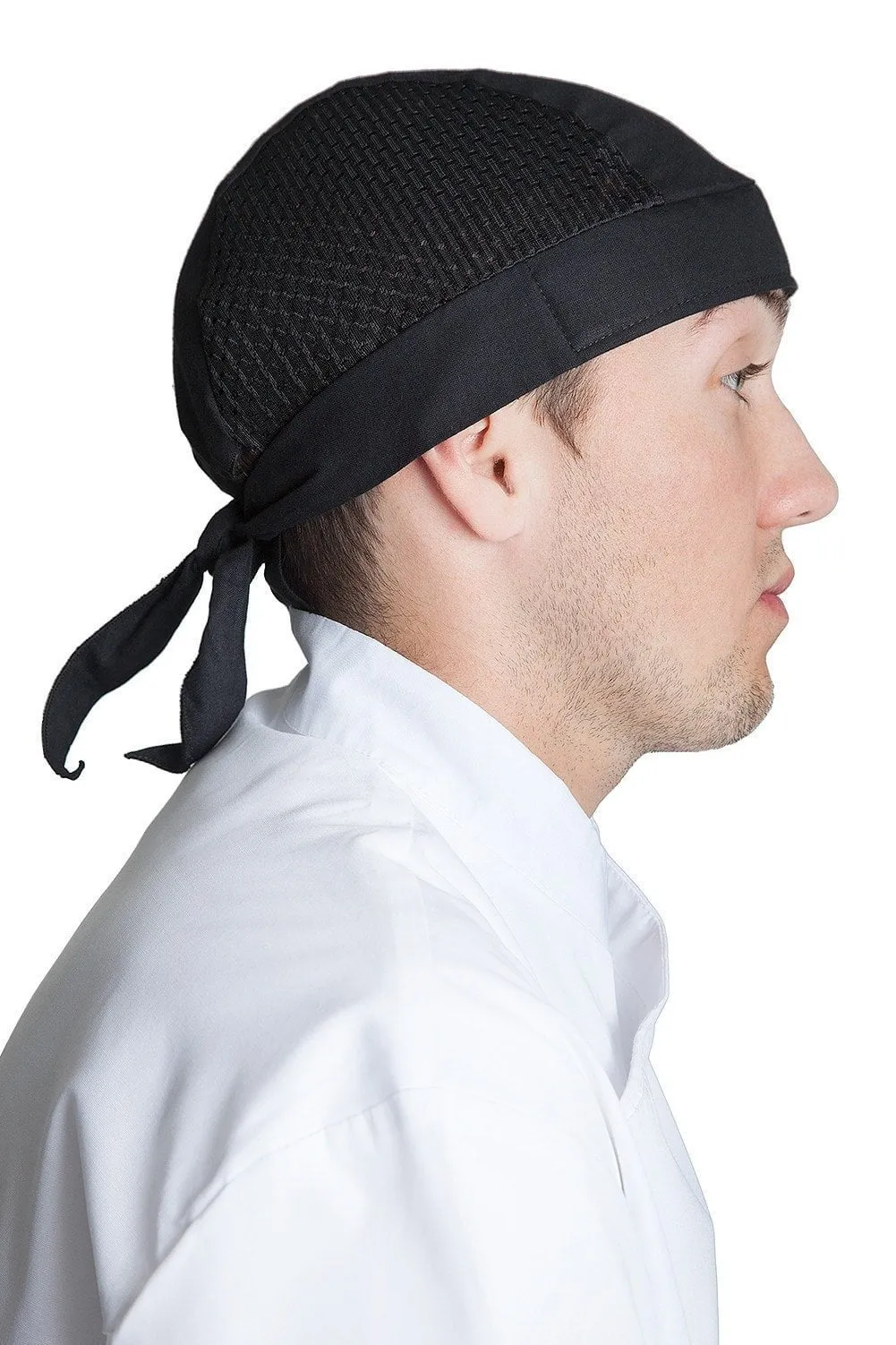 Fiumara Apparel Vented Chef Head Wrap