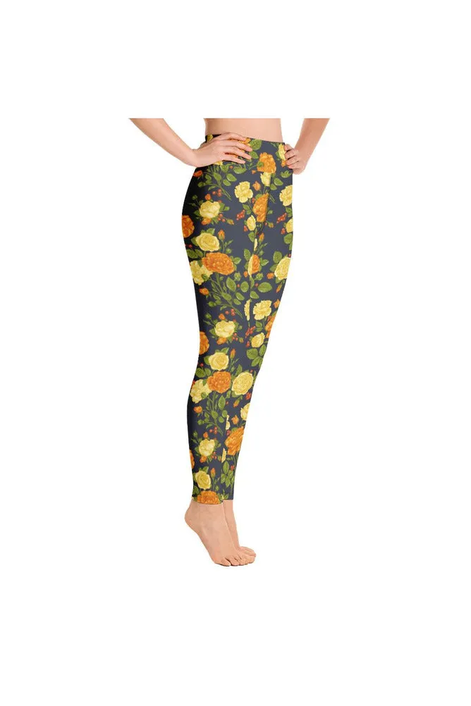 Floral Floss Yoga Leggings