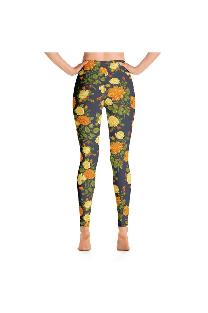 Floral Floss Yoga Leggings