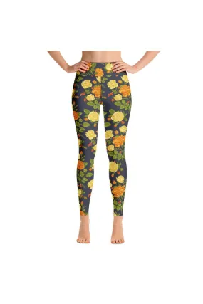 Floral Floss Yoga Leggings