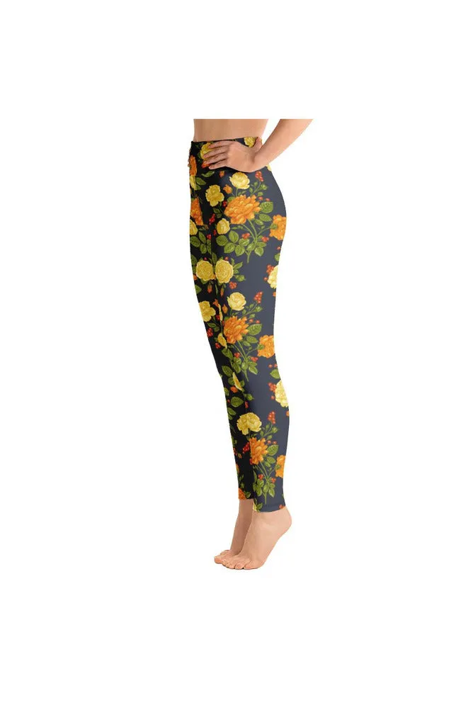 Floral Floss Yoga Leggings