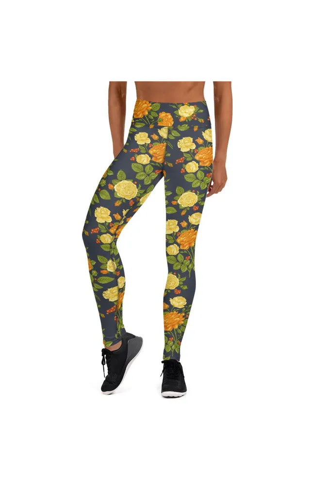 Floral Floss Yoga Leggings