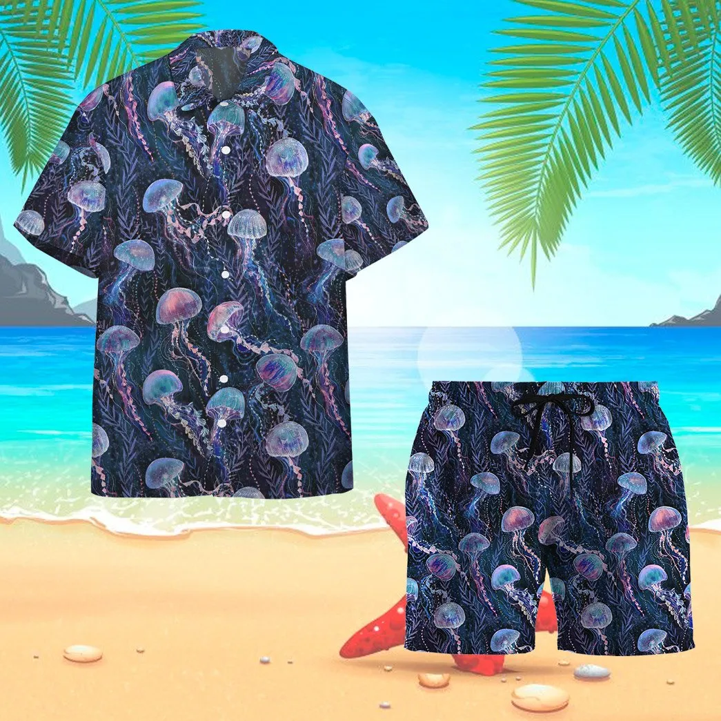 Gearhuman 3D Magic Jellyfish Custom Hawaii Shirt