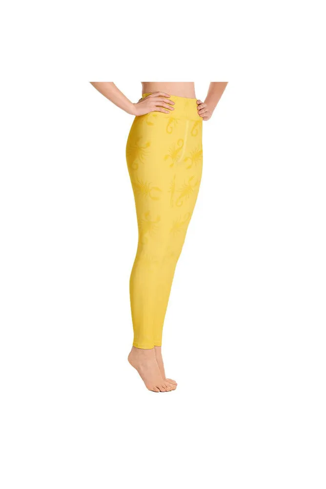 Golden Scorpion Yoga Leggings