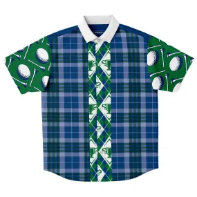 Golf Edinburgh Short Sleeve Button Down Shirt