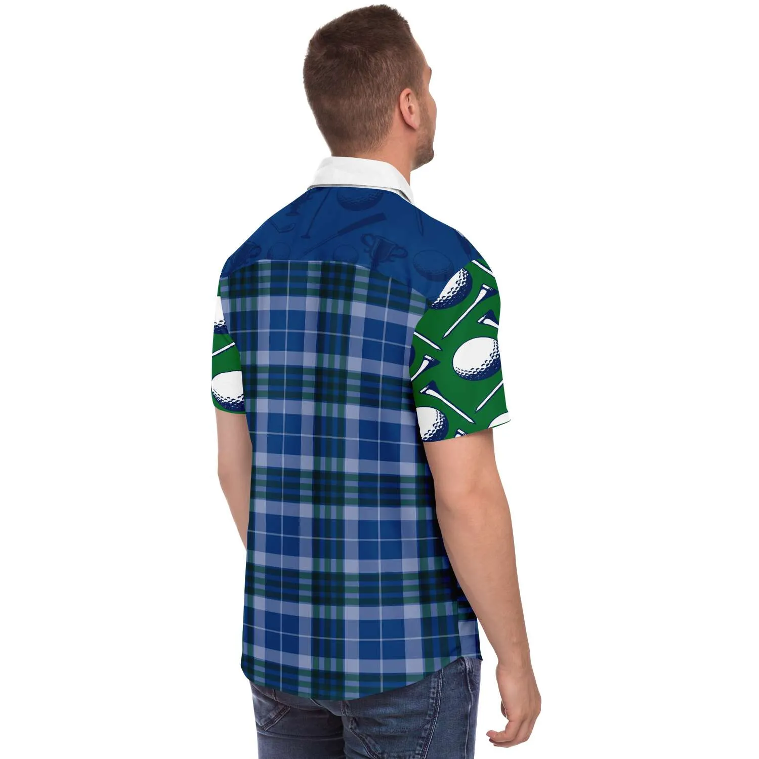 Golf Edinburgh Short Sleeve Button Down Shirt