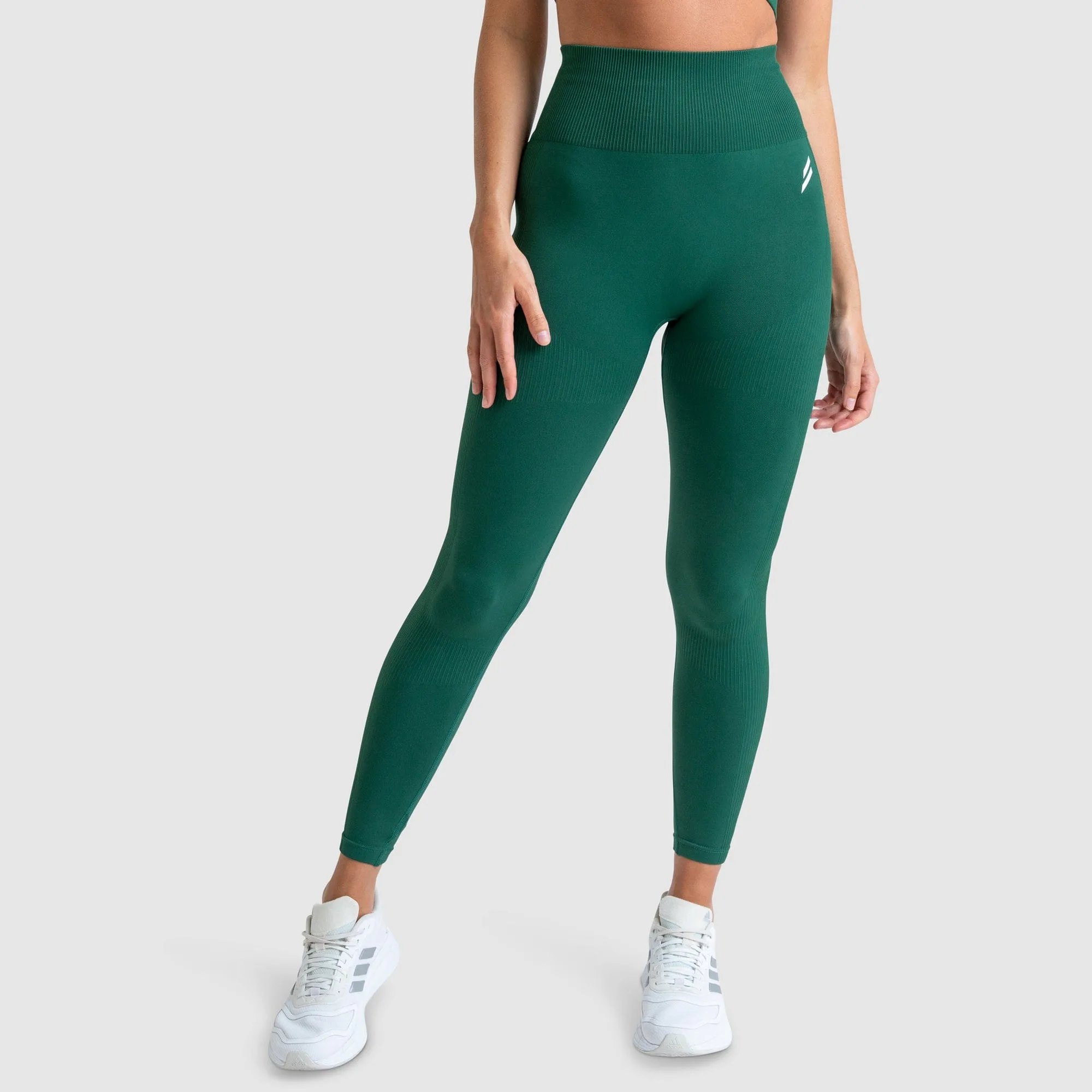 Impact Solid Leggings - Green