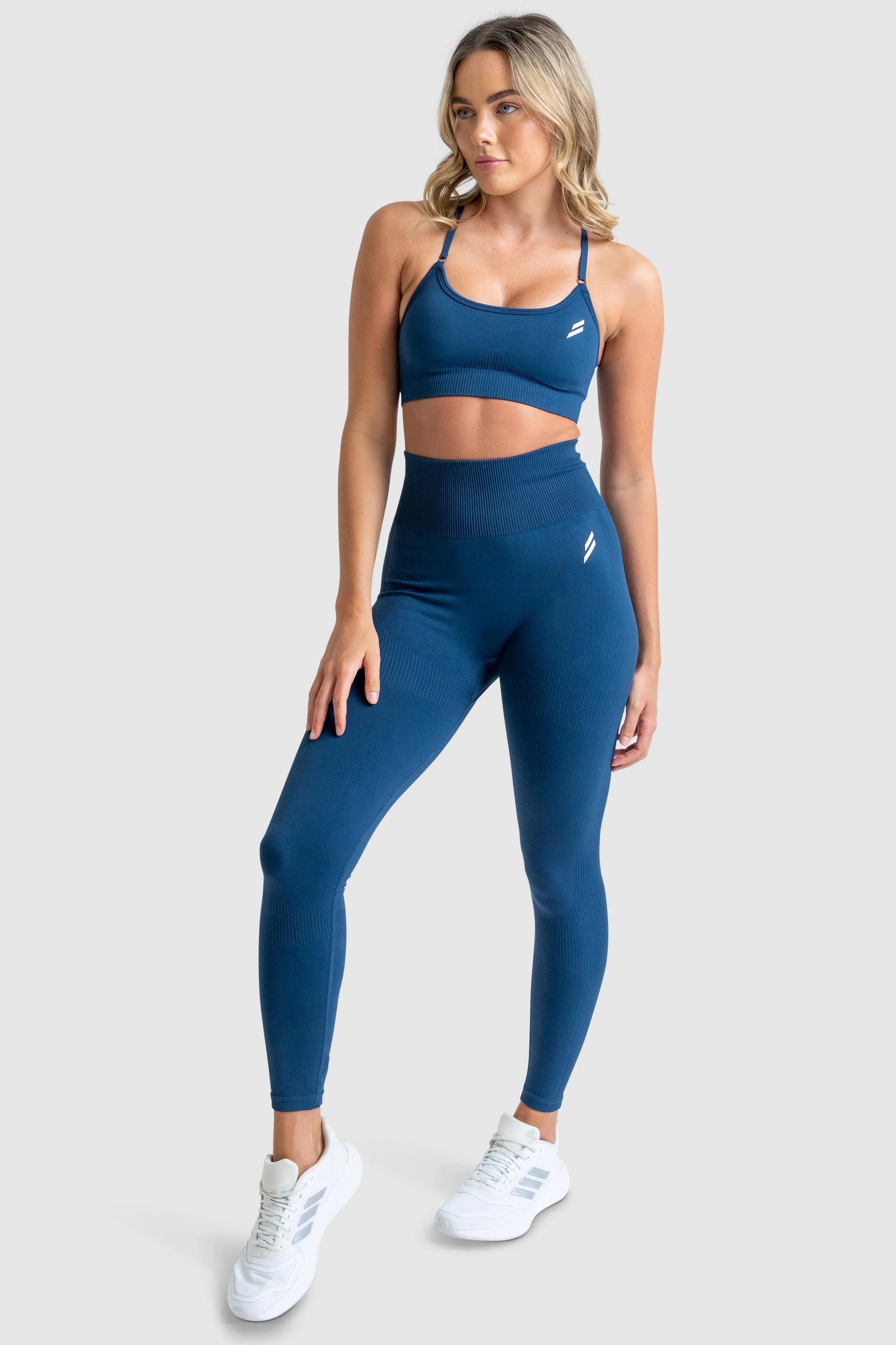 Impact Solid Leggings - Navy