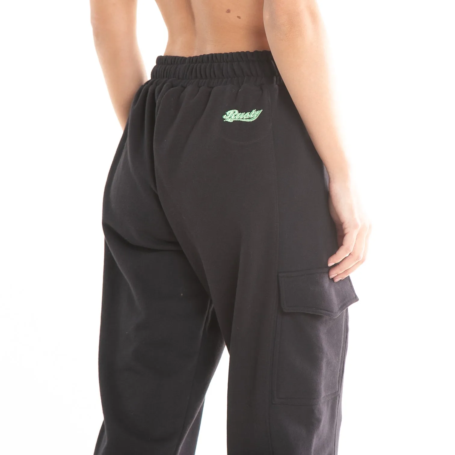 Jogging Rusty Maxo Cargo Trackpant Ld Black