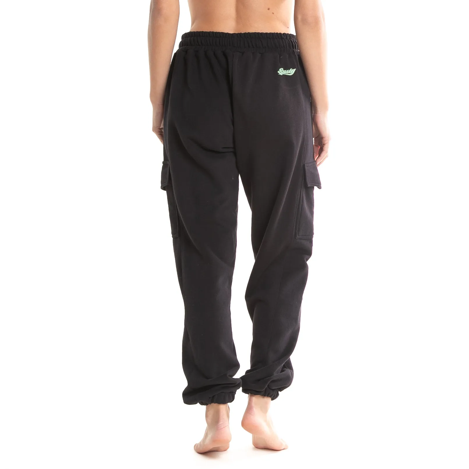 Jogging Rusty Maxo Cargo Trackpant Ld Black