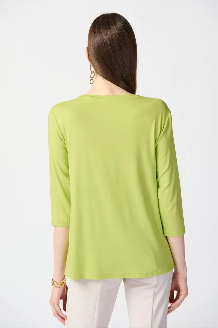 Joseph Ribkoff Bamboo Jersey Trapeze Top - Style 241038