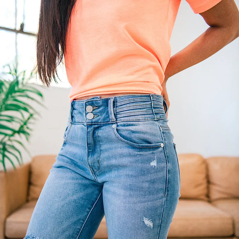 KanCan Alyssa Waist Detail Skinny Jeans