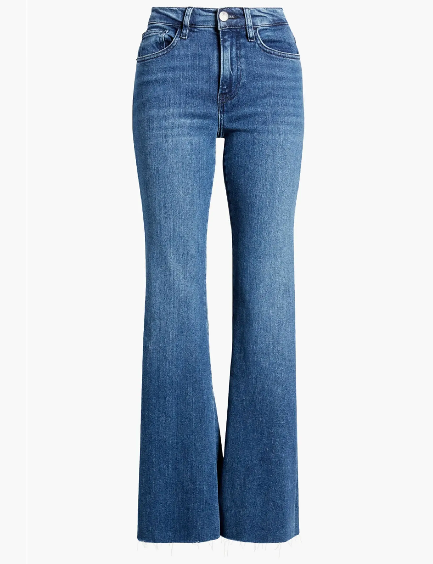 Sure, Le Easy Flare Raw After, Temple can be optimized to Stylish Flared Raw Denim Jeans for Women - Temple Edition.