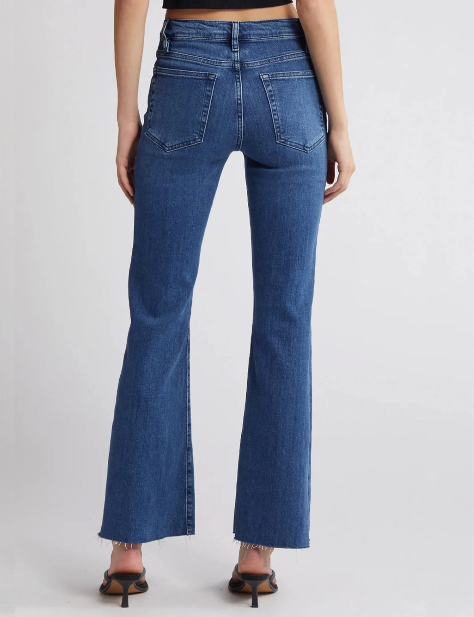 Sure, Le Easy Flare Raw After, Temple can be optimized to Stylish Flared Raw Denim Jeans for Women - Temple Edition.