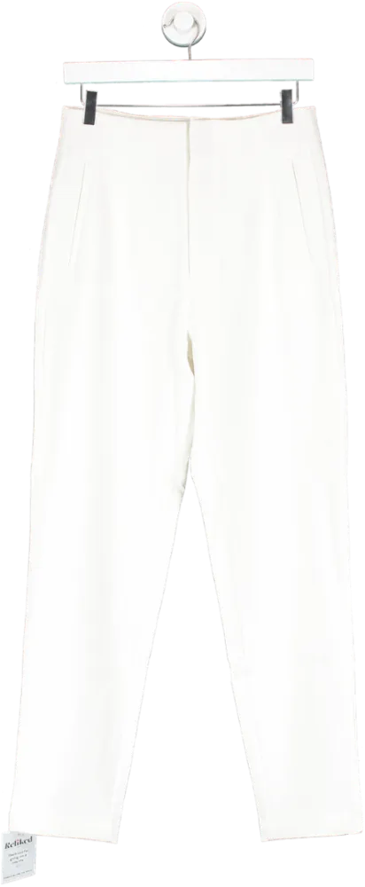 Love Leggings White Cigarette Trouser UK 10