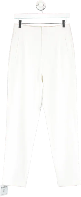 Love Leggings White Cigarette Trouser UK 10