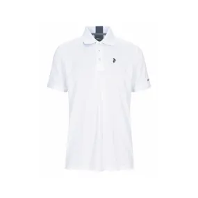 M Tech Solid Polo White