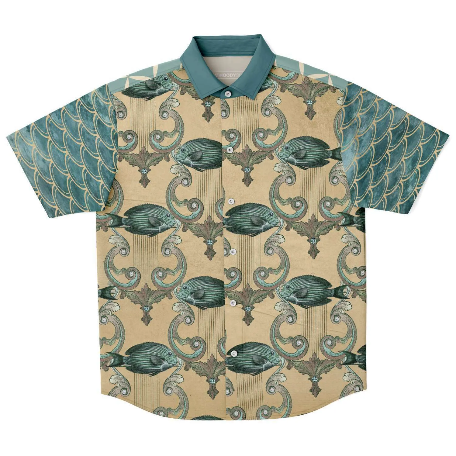 Mermaid's Tale S/S Button Down Shirt