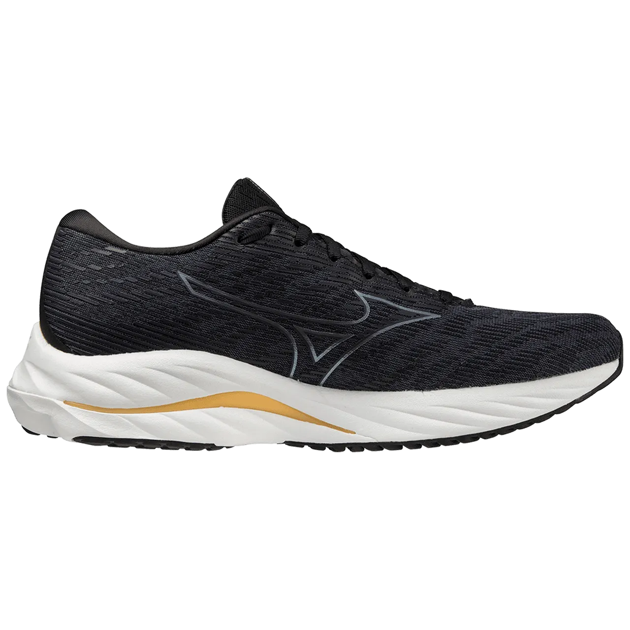 Mizuno Wave Rider 26 Wide (Mens) - OGray/MGray/PaleMarigold