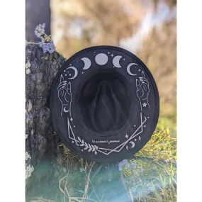 Moon Phases Boho Hat