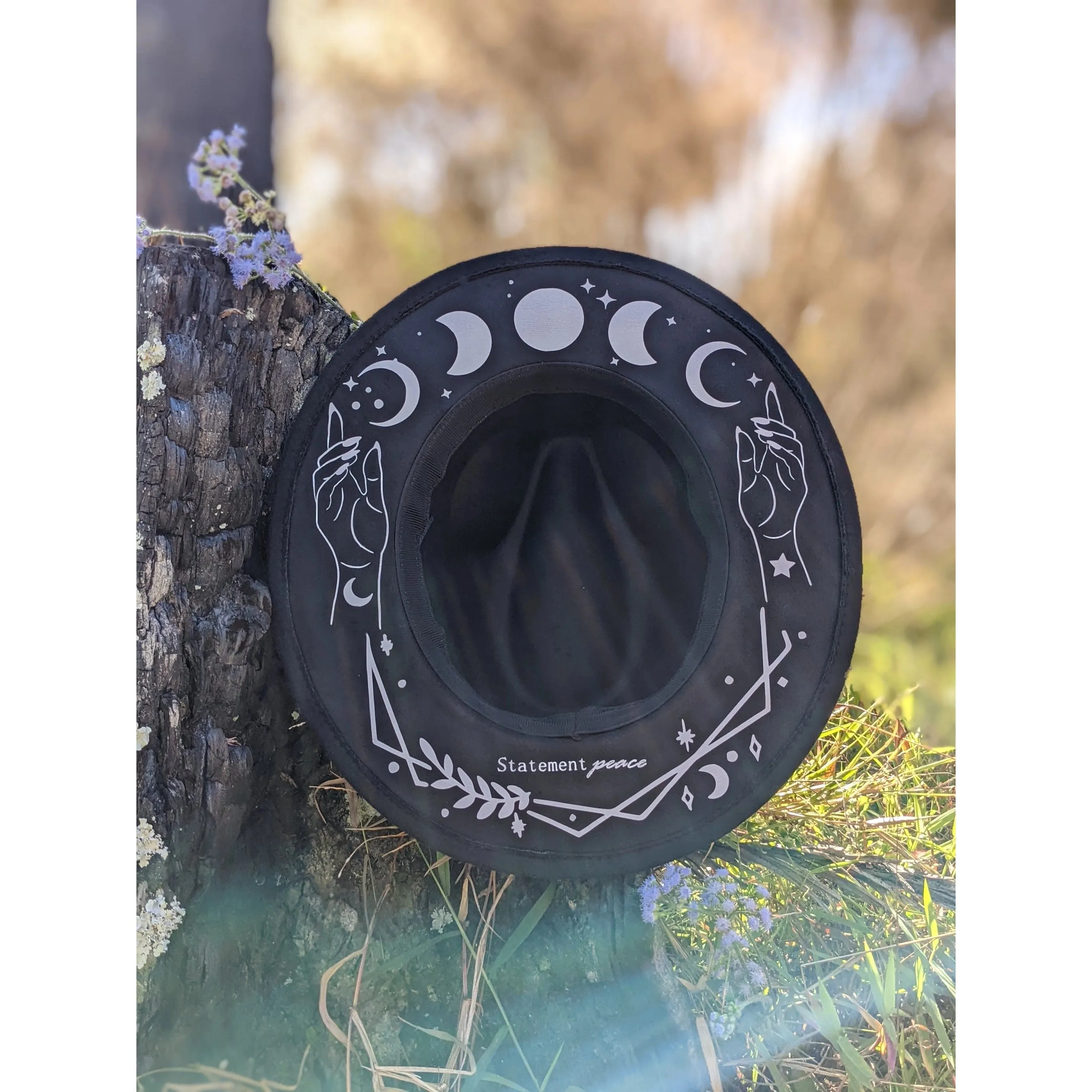 Moon Phases Boho Hat