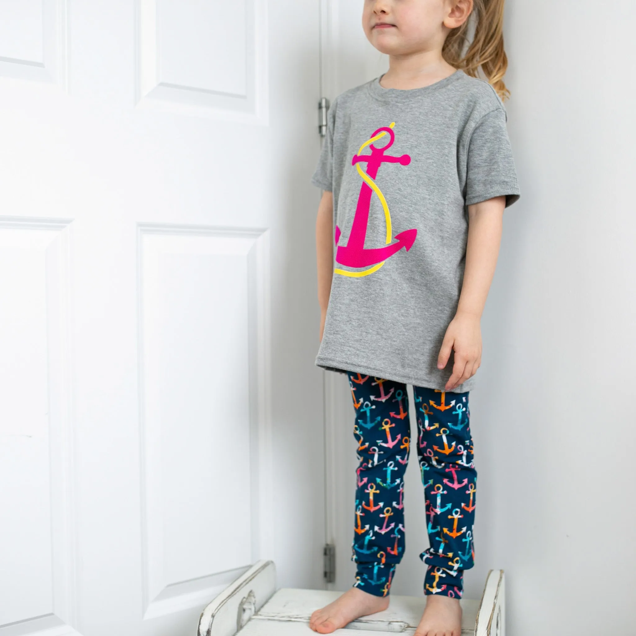 Multi Anchor Leggings 0-8 Years