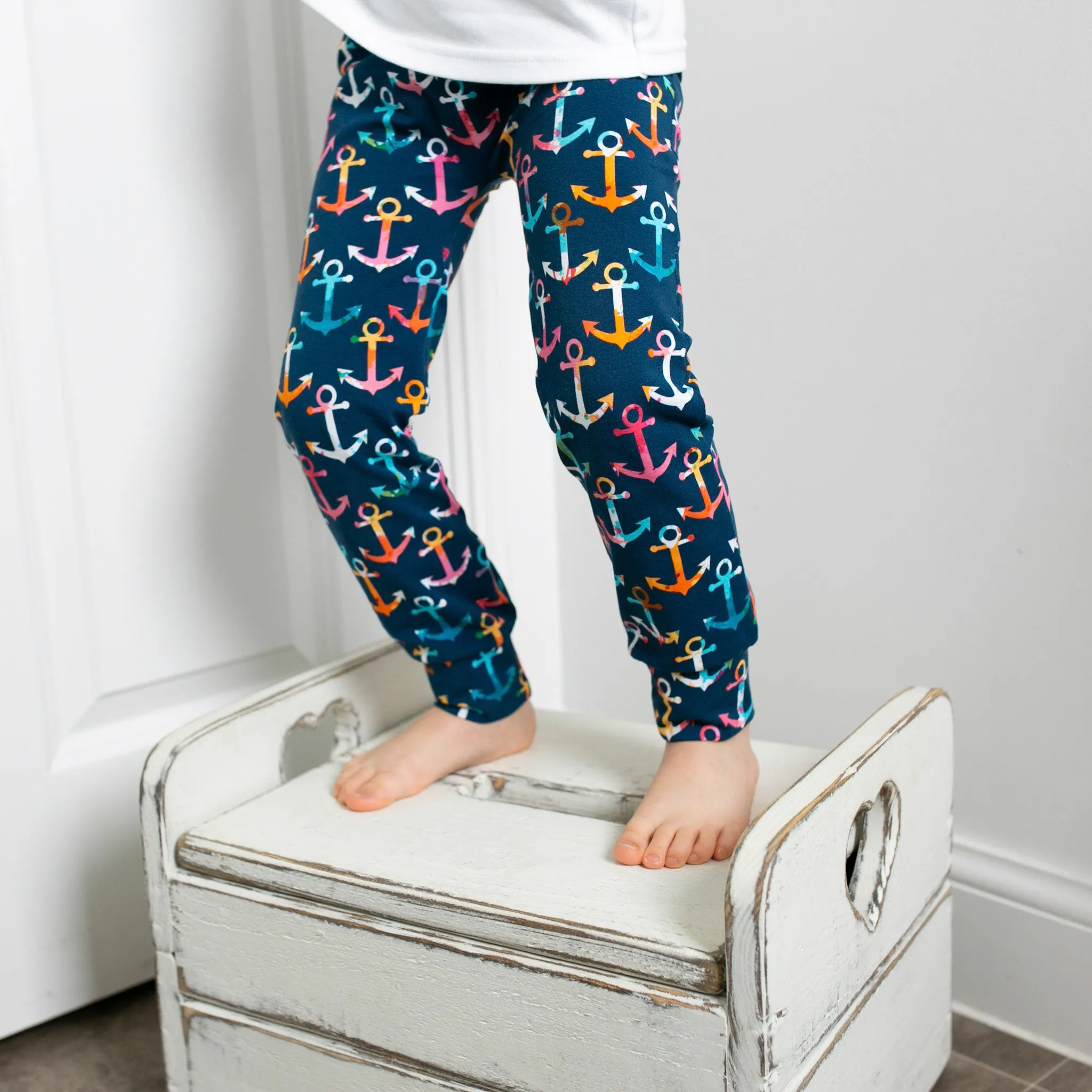 Multi Anchor Leggings 0-8 Years