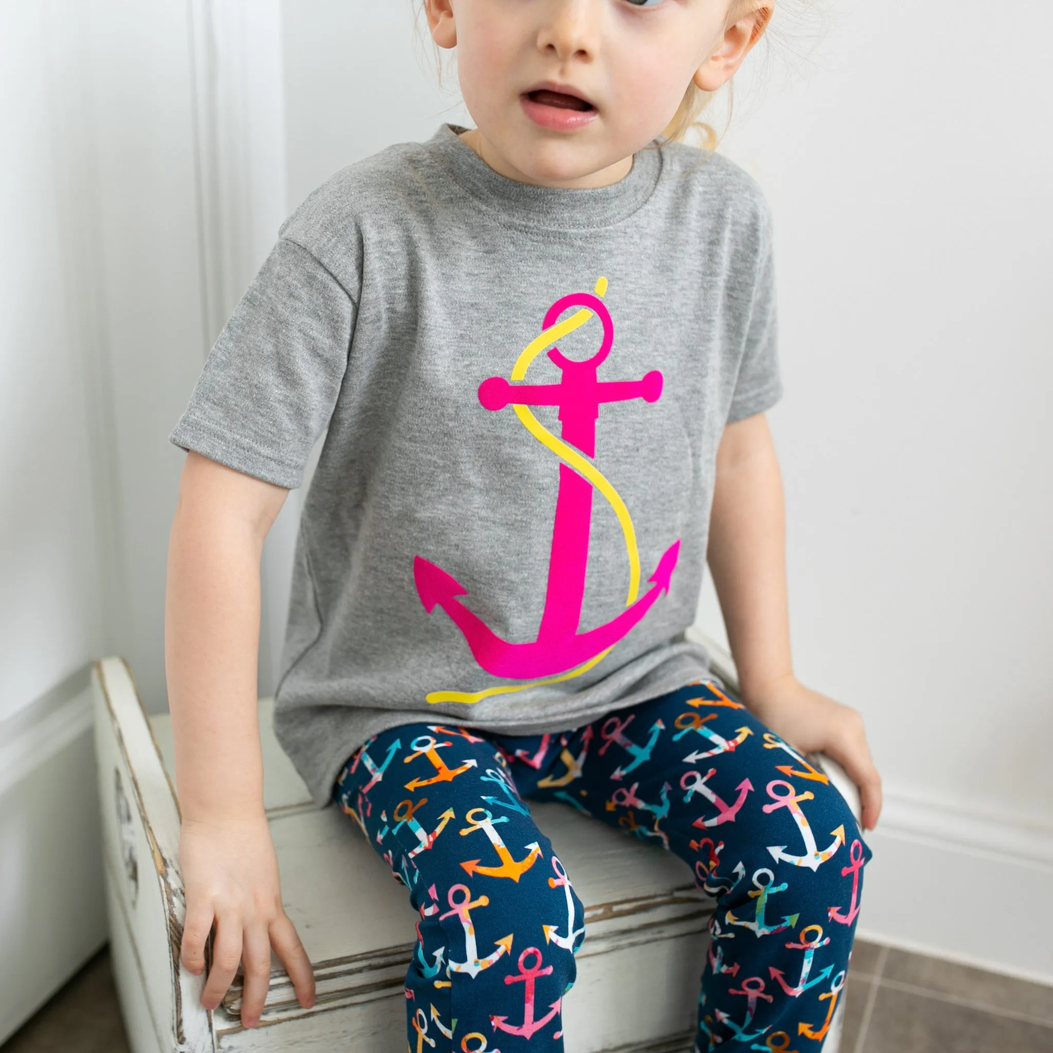 Multi Anchor Leggings 0-8 Years