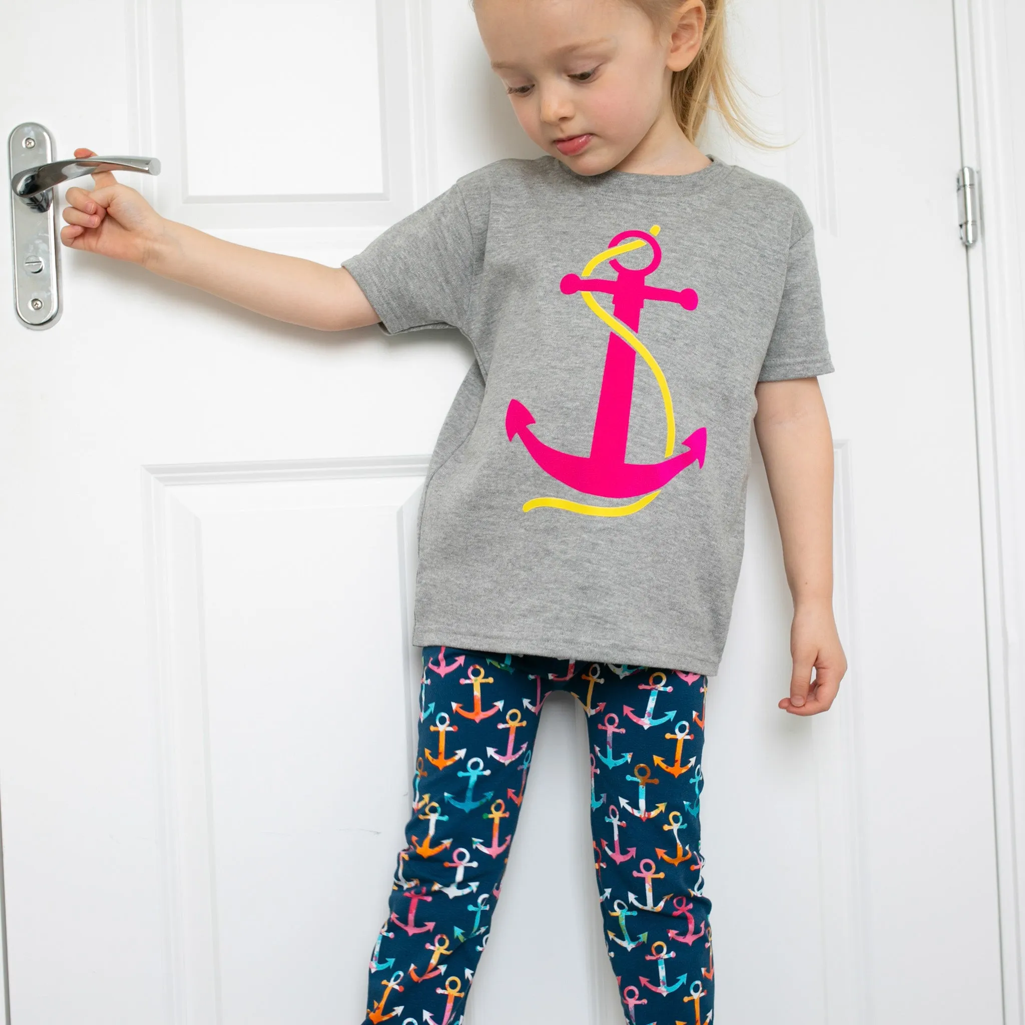 Multi Anchor Leggings 0-8 Years