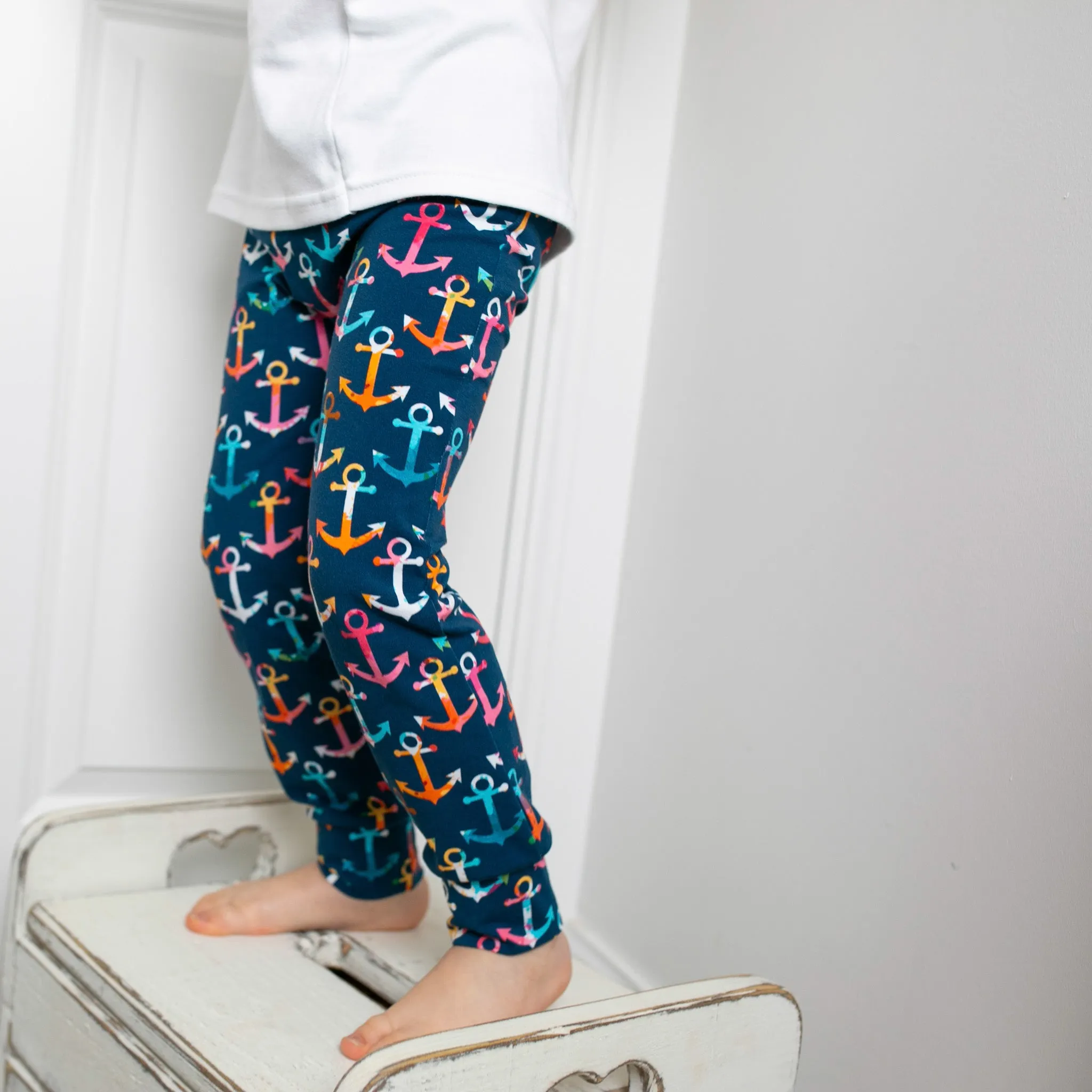 Multi Anchor Leggings 0-8 Years